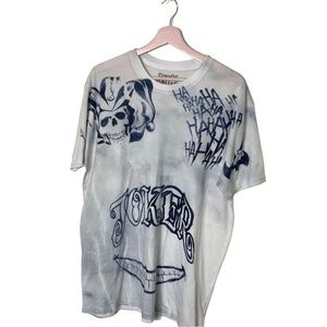 Suicide Squad short sleeve crew neck graffiti t-shirt XL